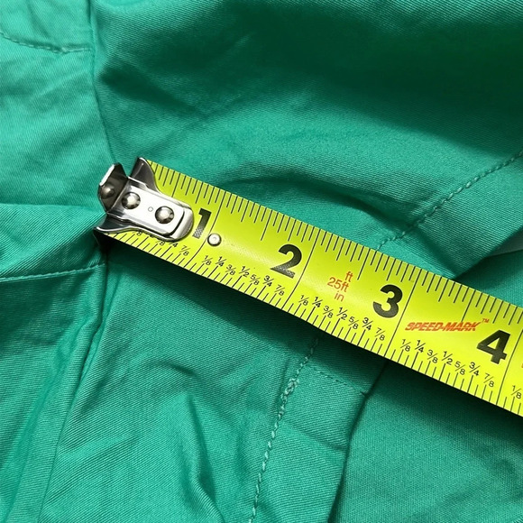 J Crew 100% Cotton Chino Broken In Green Shorts 3” Womens Size 0 - Picture 8 of 8